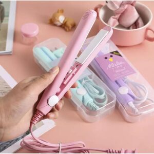 Portable mini hair straightener for quick hair styling